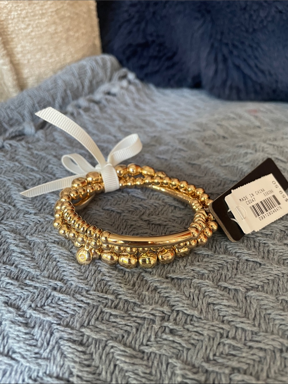 J Crew Stretch Bracelets Stack Stackable Set of 3 NWT $59.50